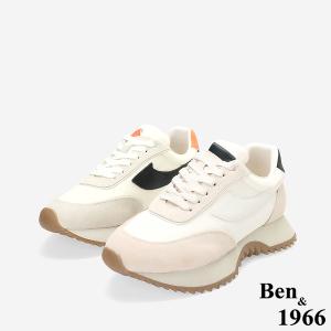 Ben&1966隨興街頭風厚底Q軟休閒鞋-淺粉(256041)