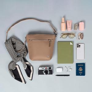 Pacsafe W 防盜斜肩包3L-褐色