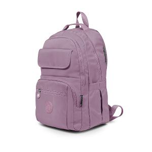 B.S.D.S冰山袋鼠 - 時光旅人 - 知性多口袋附插袋胸扣後背包 - 深芋紫【B1252U】