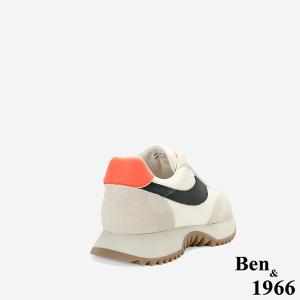 Ben&1966隨興街頭風厚底Q軟休閒鞋-淺粉(256041)