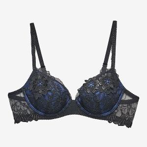 莎露-奢華系列 C罩杯內衣(星夜黑) 