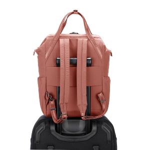 Pacsafe Citysafe CX ECONYL® Fabric 防盜後背包(17L)-玫瑰粉