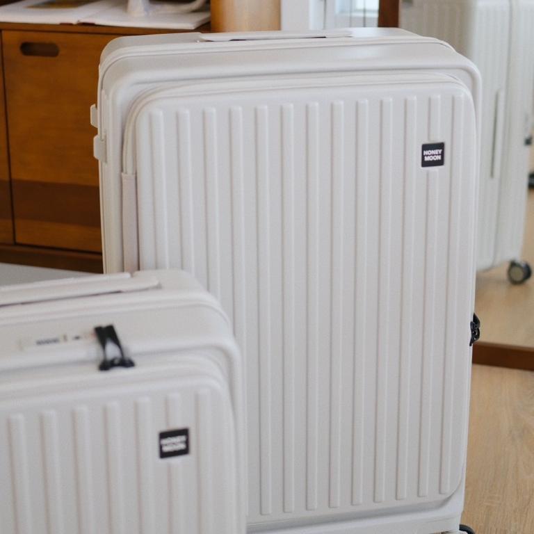 Honeymoon 前開式拉鍊多功能旅行箱-6色