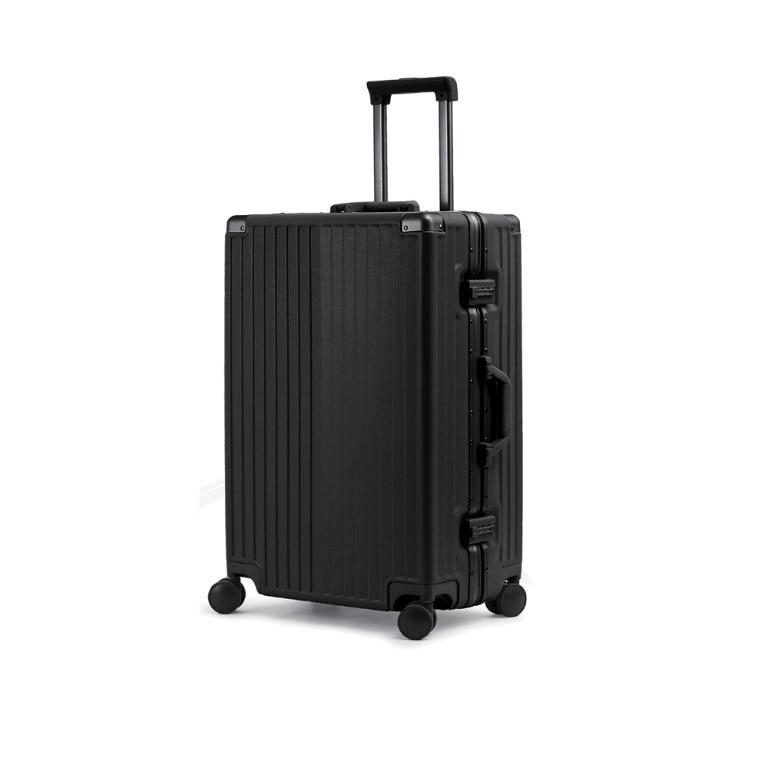 Honeymoon 鋁框多功能杯架USB充電行李箱-5色