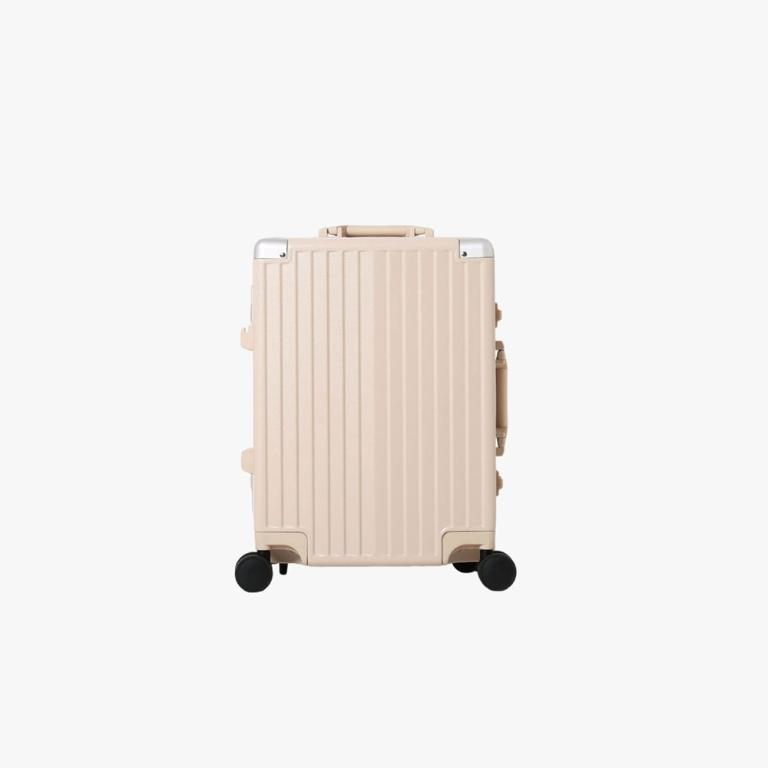 Honeymoon 鋁框多功能杯架USB充電行李箱-5色