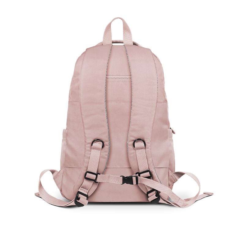 B.S.D.S冰山袋鼠 - 時光旅人 - 知性多夾層附插袋胸扣後背包 - 奶茶杏【B1254C】