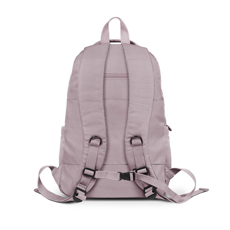 B.S.D.S冰山袋鼠 - 時光旅人 - 知性多夾層附插袋胸扣後背包 - 淡紫色【B1254PR】