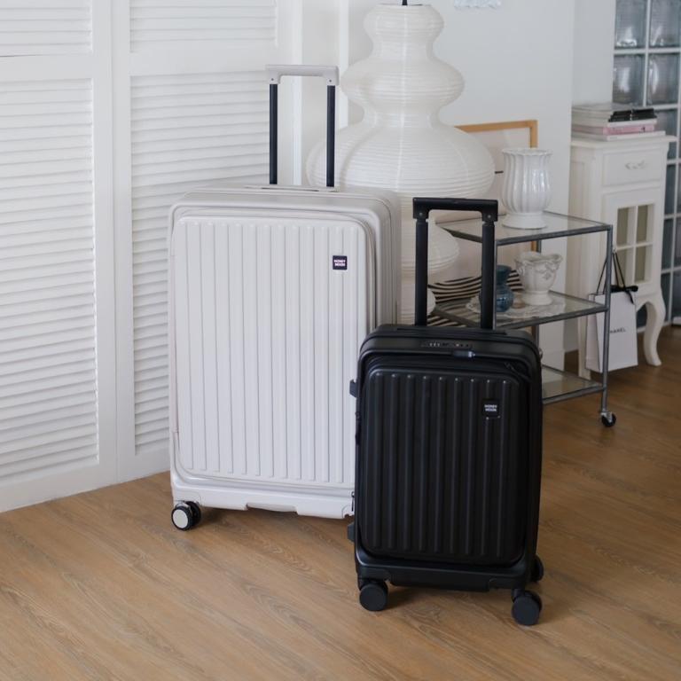 Honeymoon 前開式拉鍊多功能旅行箱-6色