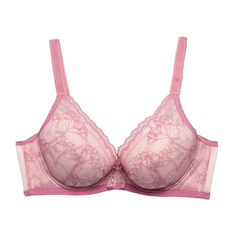 莎薇-深V-薇美引力 大罩杯內衣(嬌嫩粉)