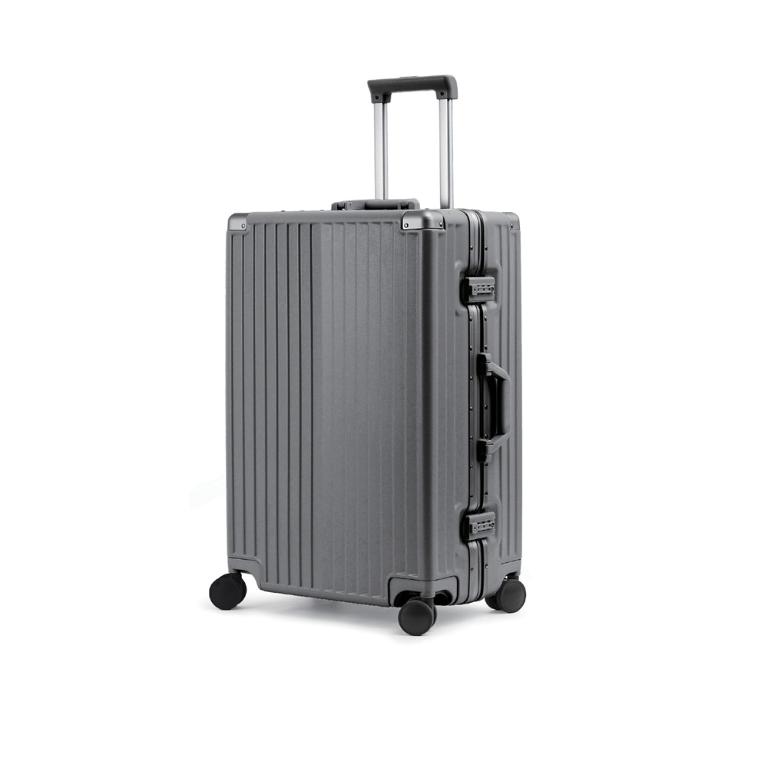 Honeymoon 鋁框多功能杯架USB充電行李箱-5色