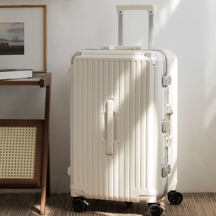 Honeymoon 鋁框二代萬用杯架USB充電行李箱-5色