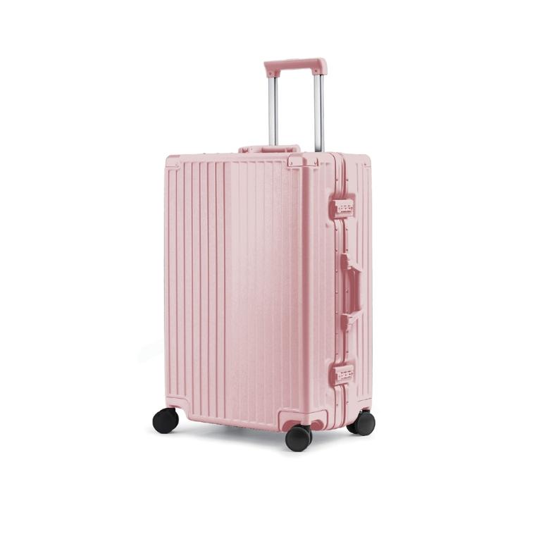 Honeymoon 鋁框多功能杯架USB充電行李箱-5色