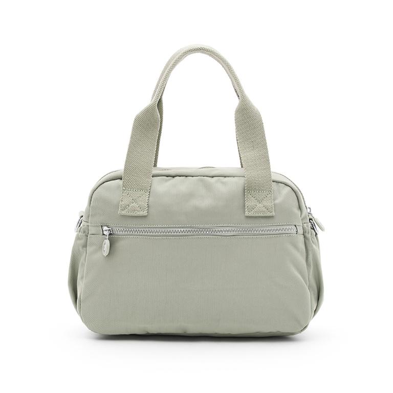 B.S.D.S冰山袋鼠 - 時光旅人 - 知性多夾層兩用手提包 - 抹茶綠【B518-MG】