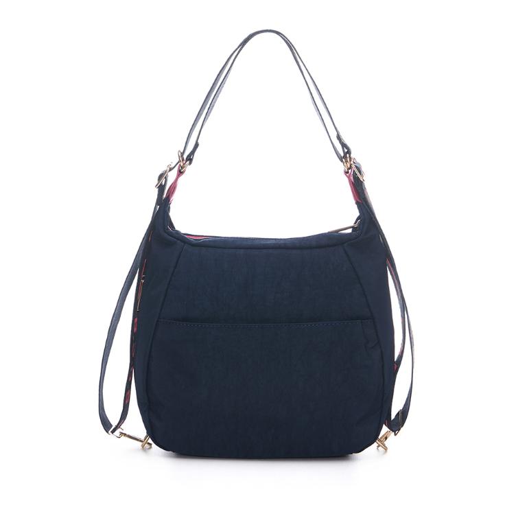 B.S.D.S冰山袋鼠 - 非常莓好 - 織帶拼接多層三用後背包 - 莓果藍【8004-BP】