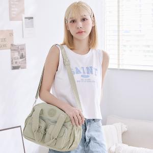 B.S.D.S冰山袋鼠 - 時光旅人 - 知性多夾層兩用手提包 - 抹茶綠【B518-MG】