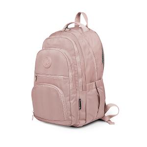 B.S.D.S冰山袋鼠 - 時光旅人 - 知性多夾層附插袋胸扣後背包 - 奶茶杏【B1254C】