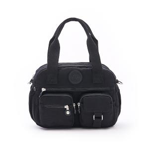 B.S.D.S冰山袋鼠 - 時光旅人 - 知性多夾層兩用手提包 - 黑色【B518-K】