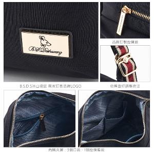 B.S.D.S冰山袋鼠 - 非常莓好 - 織帶拼接多層三用後背包 - 莓果藍【8004-BP】