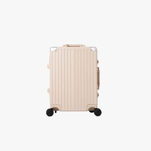 Honeymoon 鋁框多功能杯架USB充電行李箱-5色