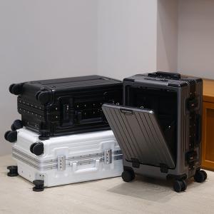 Honeymoon 商務前開盒萬用鋁框登機箱-3色