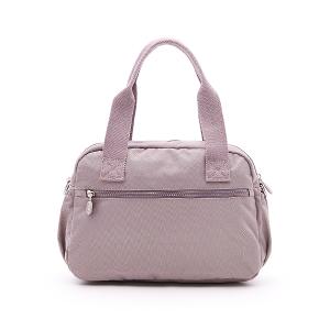 B.S.D.S冰山袋鼠 - 時光旅人 - 知性多夾層兩用手提包 - 淡紫色【B518-PR】