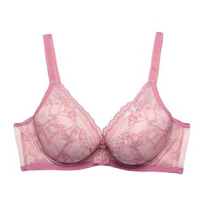 莎薇-深V-薇美引力 B-C罩杯內衣(嬌嫩粉)