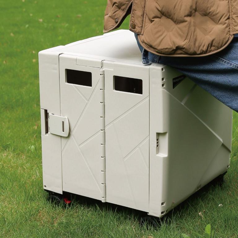 Honeymoon 萬用購物車55L-米白色