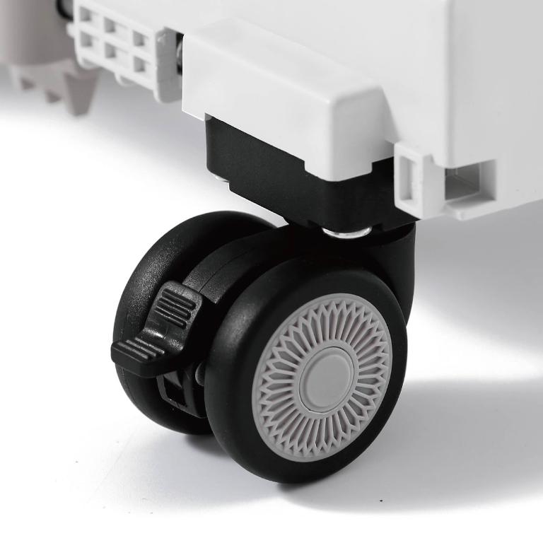 Honeymoon 摺疊行走箱75L(大)-奶灰色