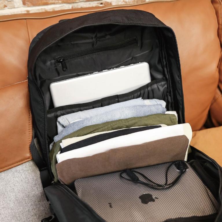 Honeymoon 超能裝旅行後背包-黑色