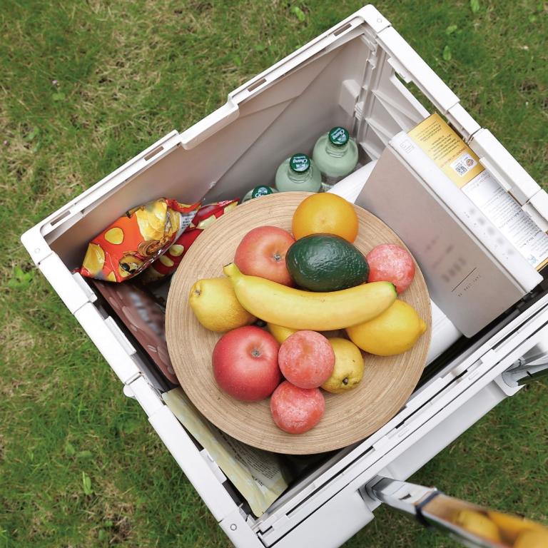 Honeymoon 萬用購物車55L-米白色