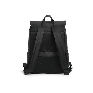 Honeymoon 品牌菱格紋旅行後背包-菱格黑