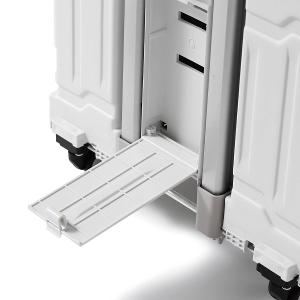 Honeymoon 摺疊行走箱75L(大)-奶灰色