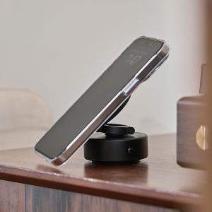 Honeymoon 720°可旋轉 真空吸附手機支架-經典黑