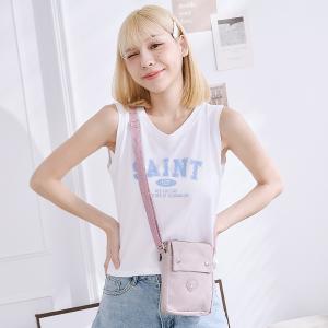 B.S.D.S冰山袋鼠 - 時光旅人 - 知性直立雙層斜背小包 - 淡紫色【B129-3PR】