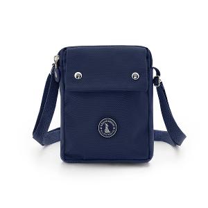 B.S.D.S冰山袋鼠 - 時光旅人 - 知性直立雙層斜背小包 - 藍色【B129-3B】