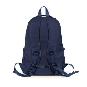 B.S.D.S冰山袋鼠 - 時光旅人 - 知性多夾層附插袋胸扣後背包 - 藍色【B1254B】