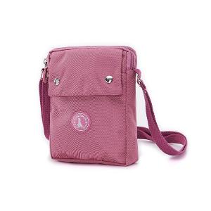 B.S.D.S冰山袋鼠 - 時光旅人 - 知性直立雙層斜背小包 - 莓果粉【B129-3PP】