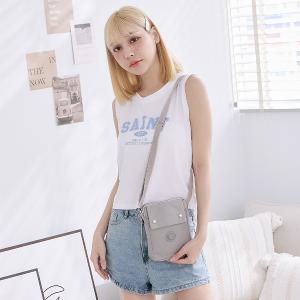 B.S.D.S冰山袋鼠 - 時光旅人 - 知性直立雙層斜背小包 - 薄霧灰【B129-3GR】