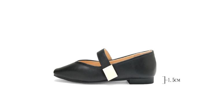 Ben&1966高級頭層牛皮溫柔優雅瑪莉珍鞋-黑(256181)