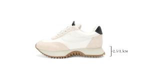 Ben&1966隨興街頭風厚底Q軟休閒鞋-米白(256042)