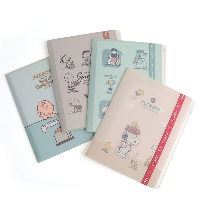 Peanuts史努比6+1多功能資料夾附束帶