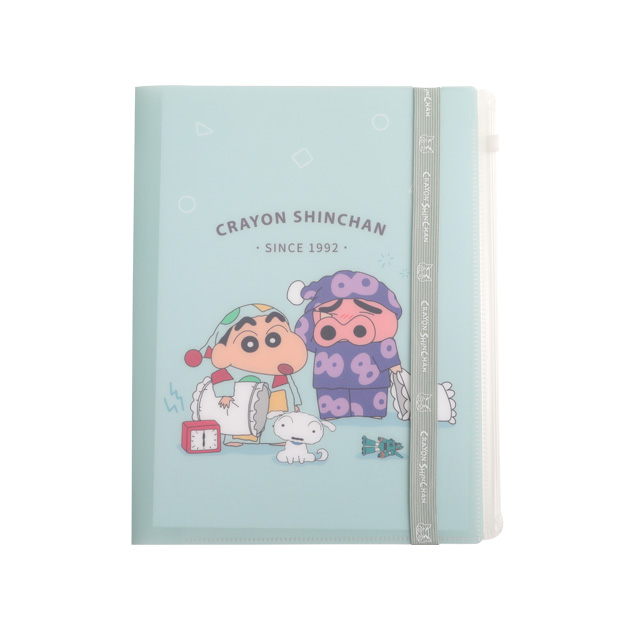 蠟筆小新6+1多功能資料夾附束帶