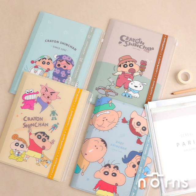 蠟筆小新6+1多功能資料夾附束帶