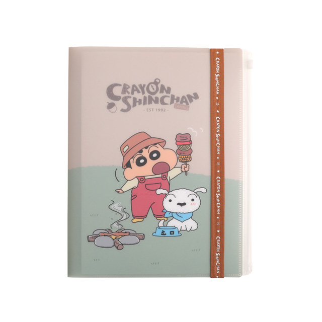 蠟筆小新6+1多功能資料夾附束帶