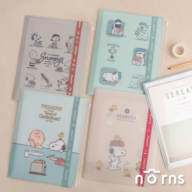 Peanuts史努比6+1多功能資料夾附束帶