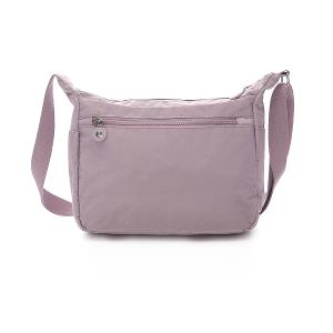 B.S.D.S冰山袋鼠 - 時光旅人 - 知性造型多層斜背包 - 淡紫色【B5035-2PR】