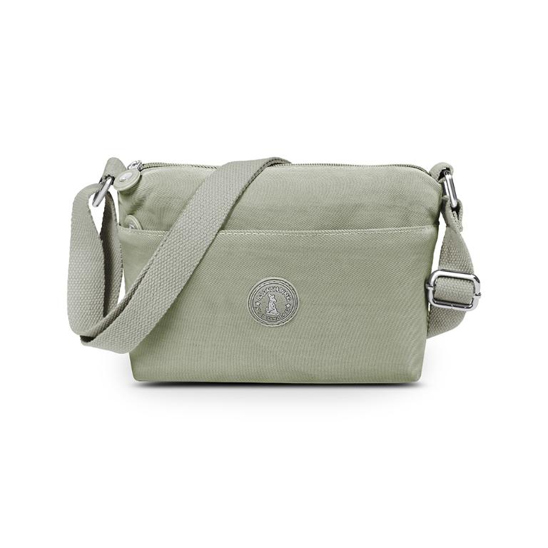 B.S.D.S冰山袋鼠 - 時光旅人 - 知性輕巧收納斜背小包 - 抹茶綠【B233MG】