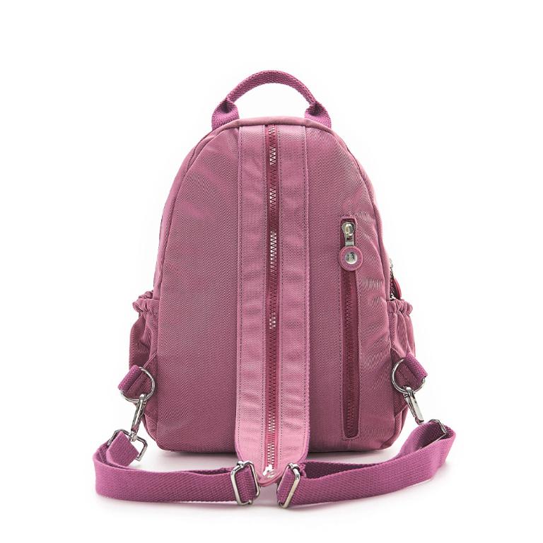 B.S.D.S冰山袋鼠 - 時光旅人 - 知性單肩後背兩用包 - 莓果粉【B108-2PP】