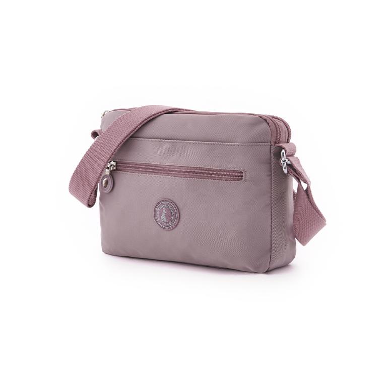 B.S.D.S冰山袋鼠 - 時光旅人 - 知性輕巧斜背小包 - 淡紫色【B231PR】