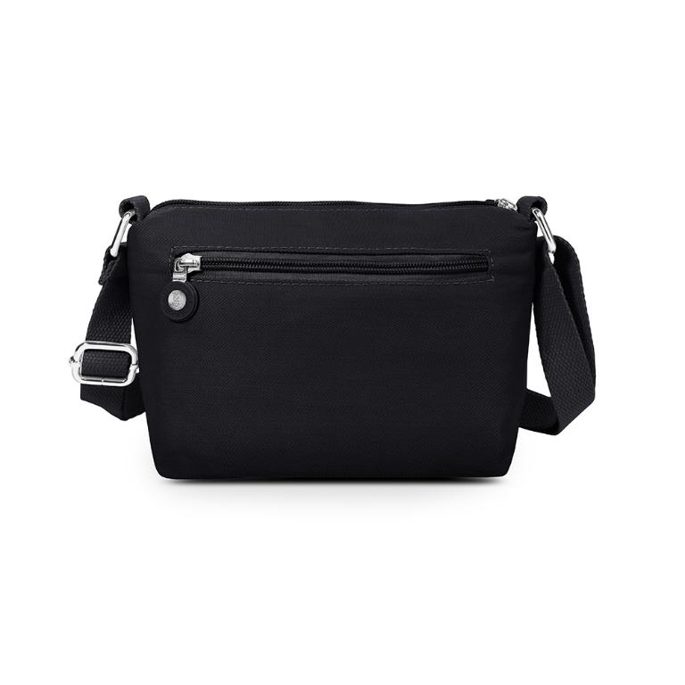 B.S.D.S冰山袋鼠 - 時光旅人 - 知性輕巧收納斜背小包 - 黑色【B233K】